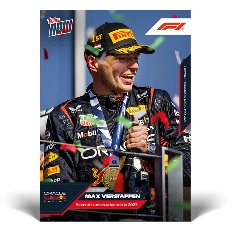 Topps UK - Seventh consecutive win in 2023 - F1 TOPPS NOW® Card #32