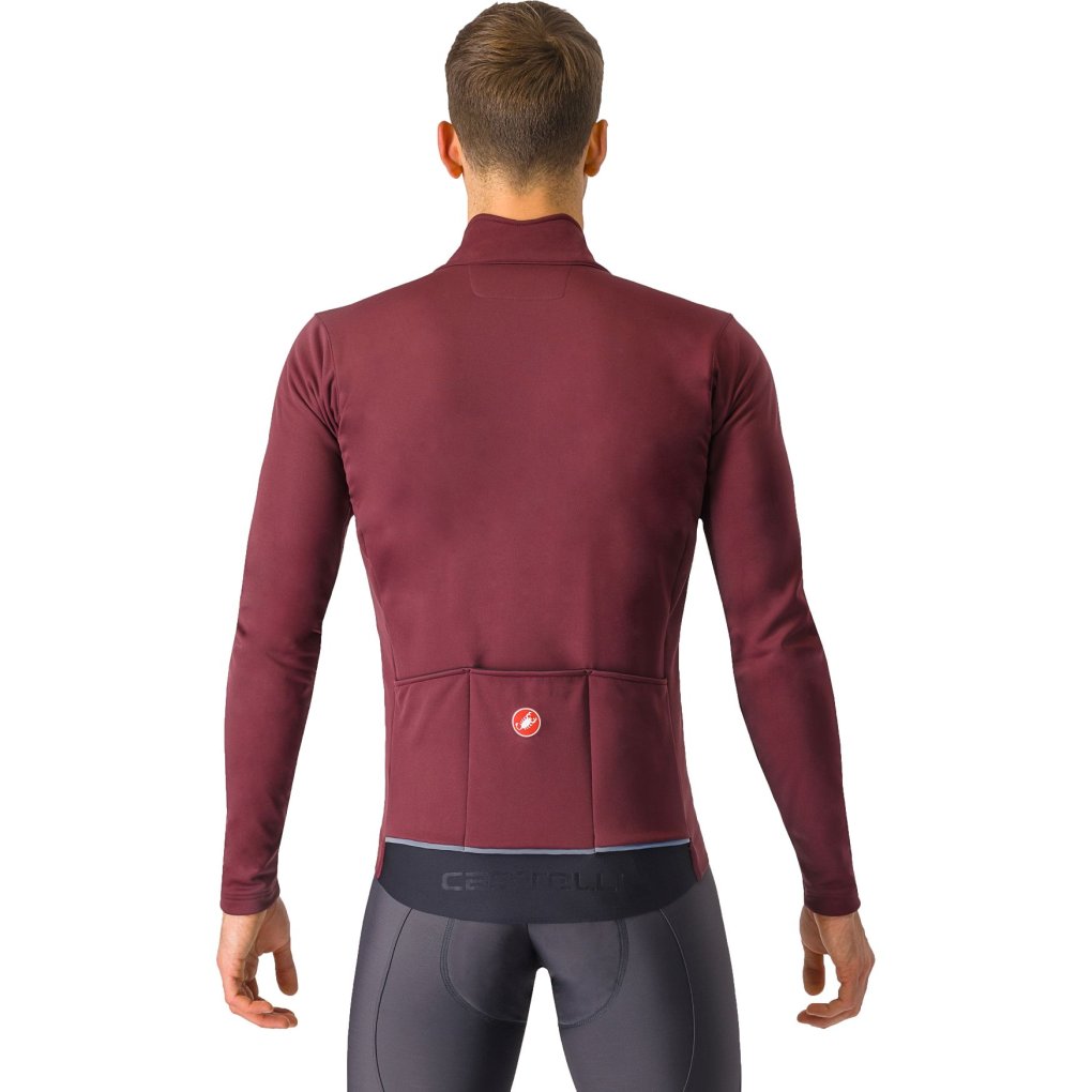 Castelli Espresso Air Jacket Men - deep bordeaux 625