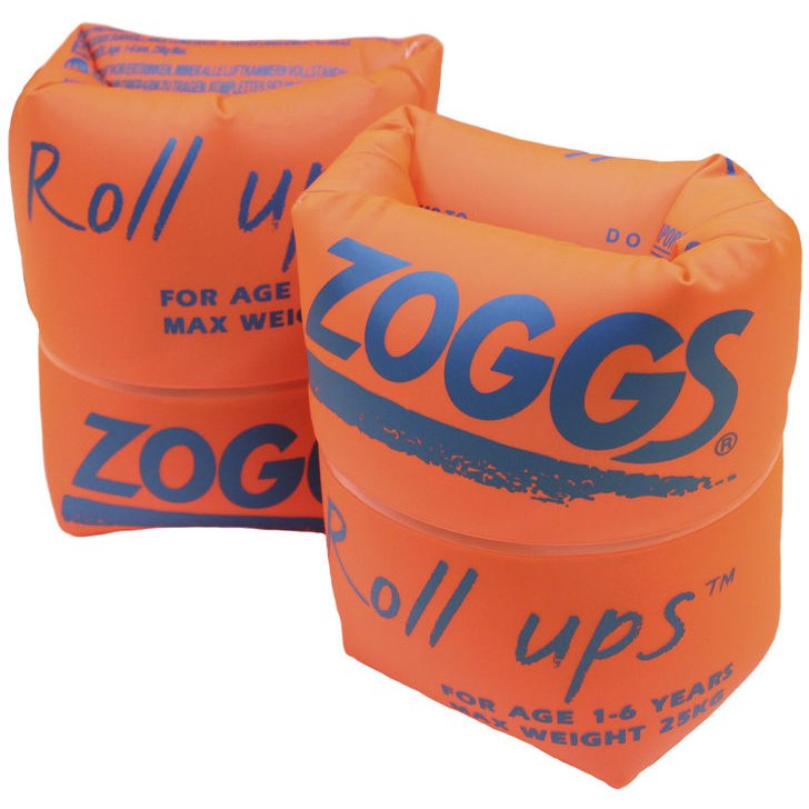 Zoggs Roll Ups Swimming Sleeves - Orange