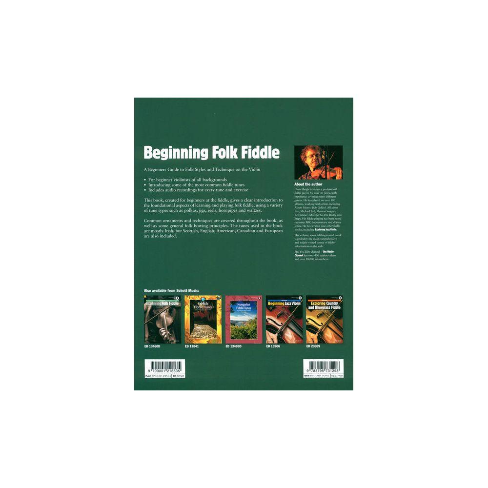 Schott Beginning Folk Fiddle – Thomann Ireland