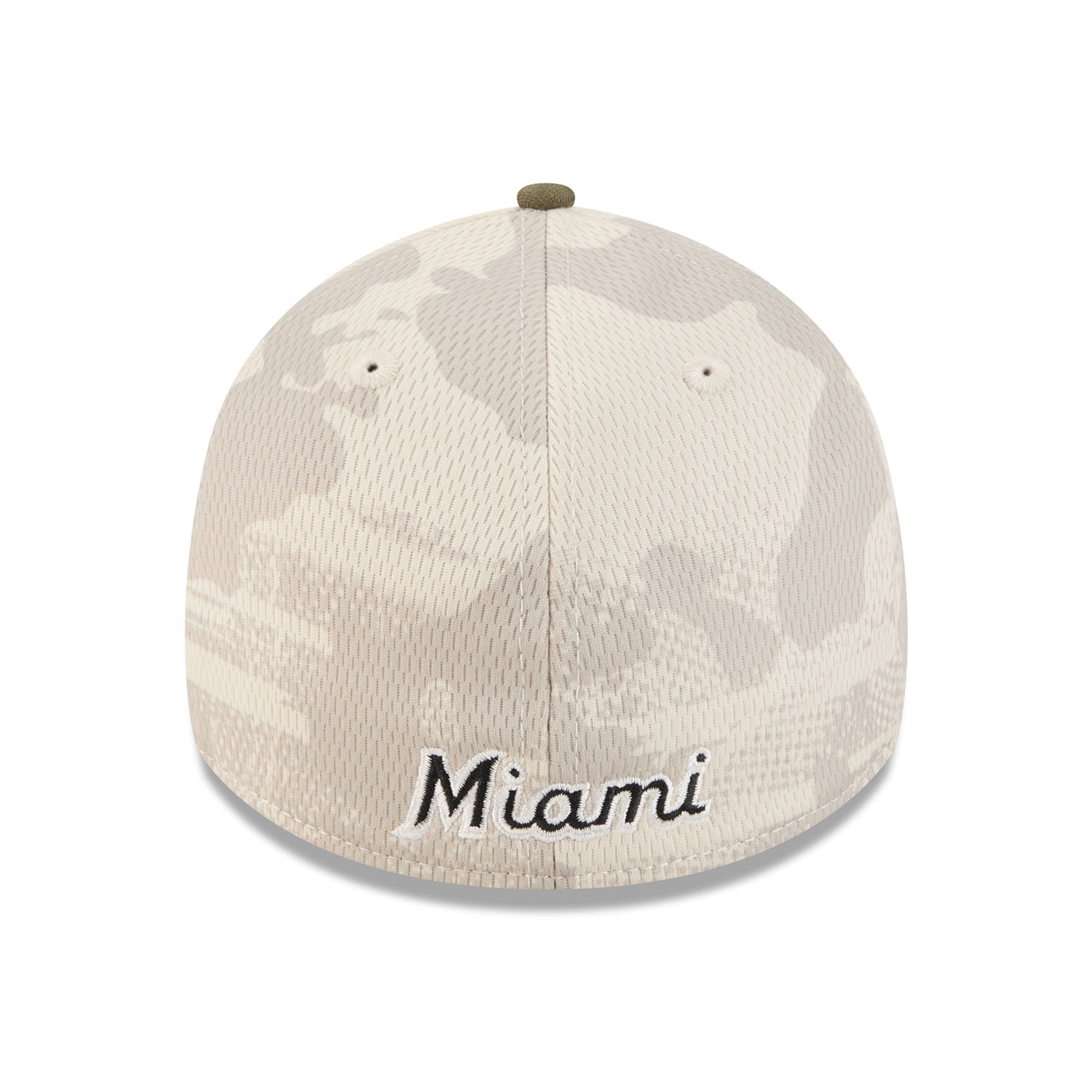 Miami Marlins2025 MLB Armed Forces New Era 39THIRTY Flex Cap