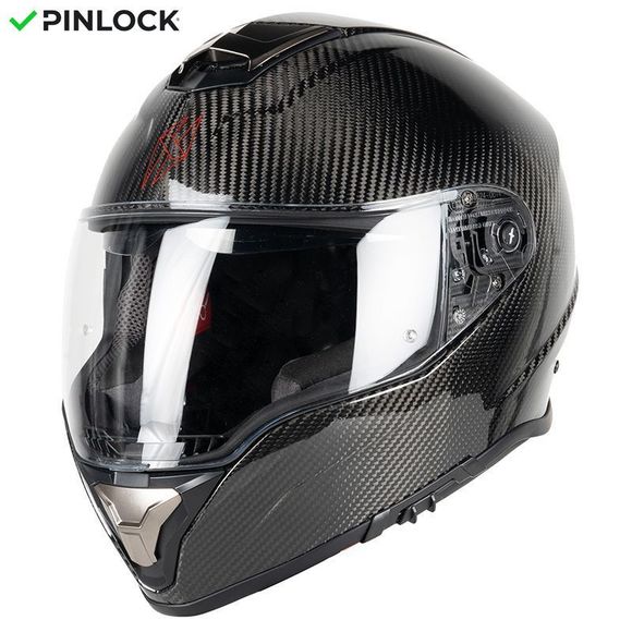Dexter CONTINENTAL CARBON 3K Full-Face Helmet - BlackRef : DX0170