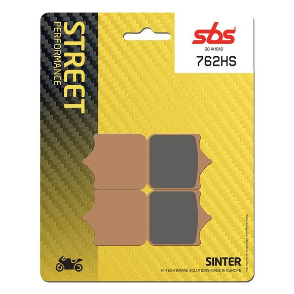 SBS 762HS Sinter Sintered Metal front brake padsRef: 762HS / 762070