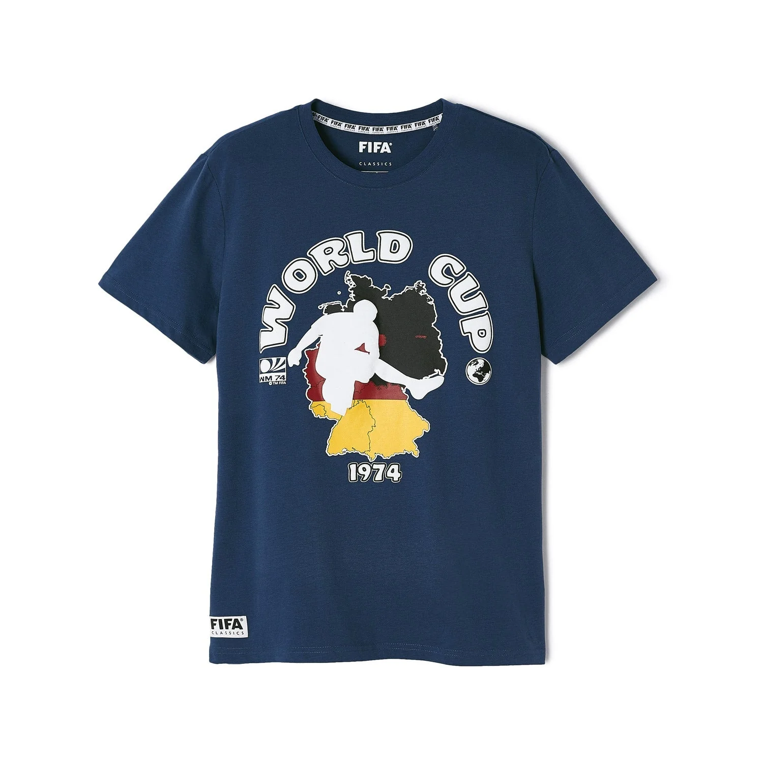 World football competition Classics Germany FR '74 Silhouette T-Shirt - Unisex