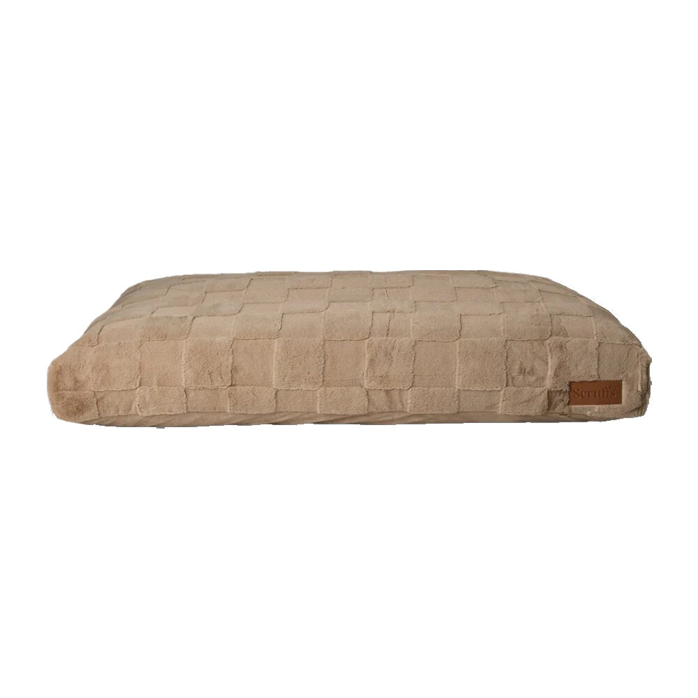 Scruffs Oxford Orthopaedic Dog Cushion - Tan - L