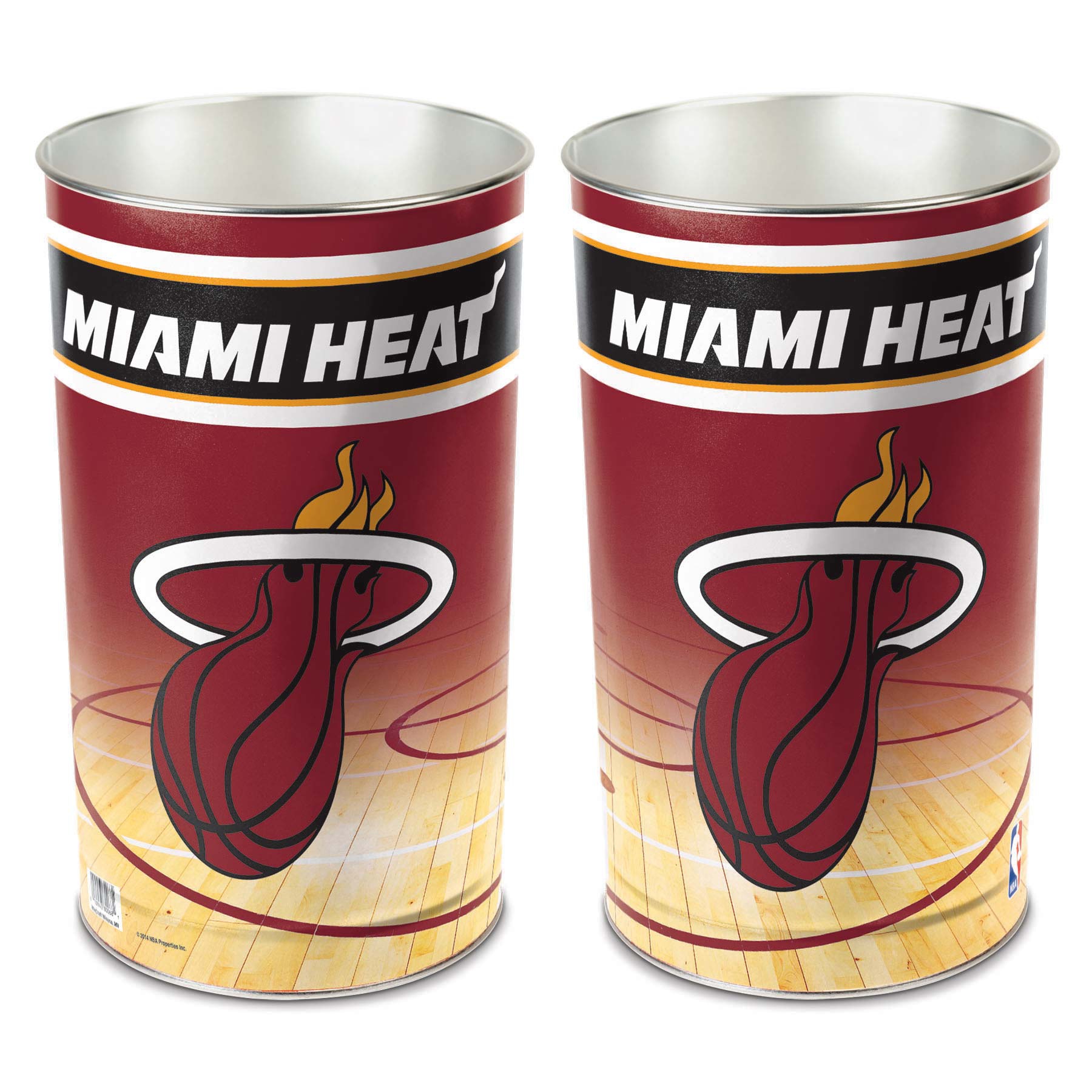 Miami Heat WinCraft Metal NBA Wastebasket