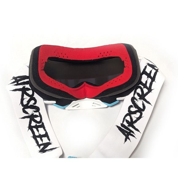 Cross Airscreen Aero 02 MX MX IIRIDUM RED 2025 - Black / White screenRef: Asm0018 / 001-018-Ir2