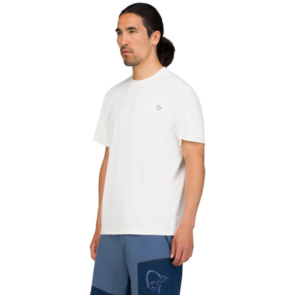 Norrona femund tech T-Shirt Men - Snow White