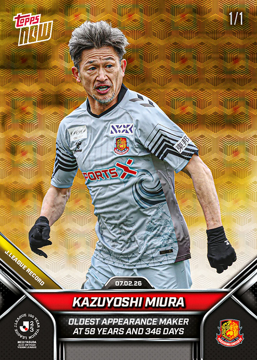 Kazuyoshi Miura - 2026 J.League® Topps NOW® - Card 1