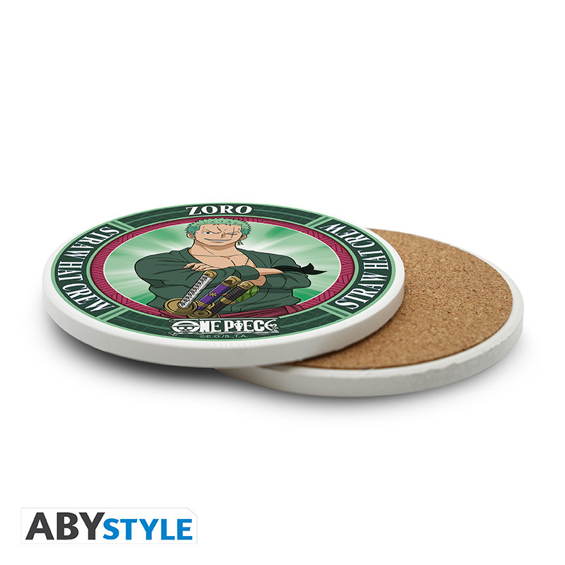 ONE PIECE Ceramic Coasters Roronoa Zoro