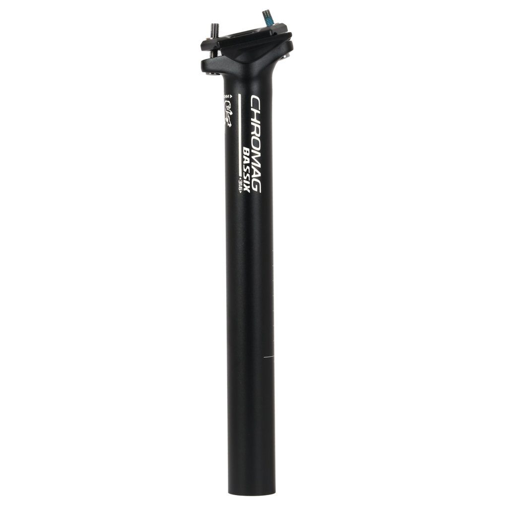 CHROMAG Bassix Seatpost - 31.6mm | 400mm - black