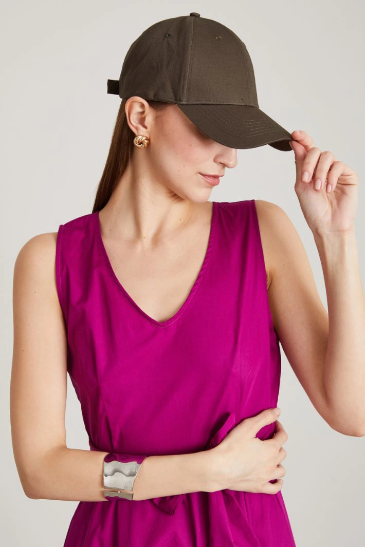 Cotton cap - MILITARY GREEN