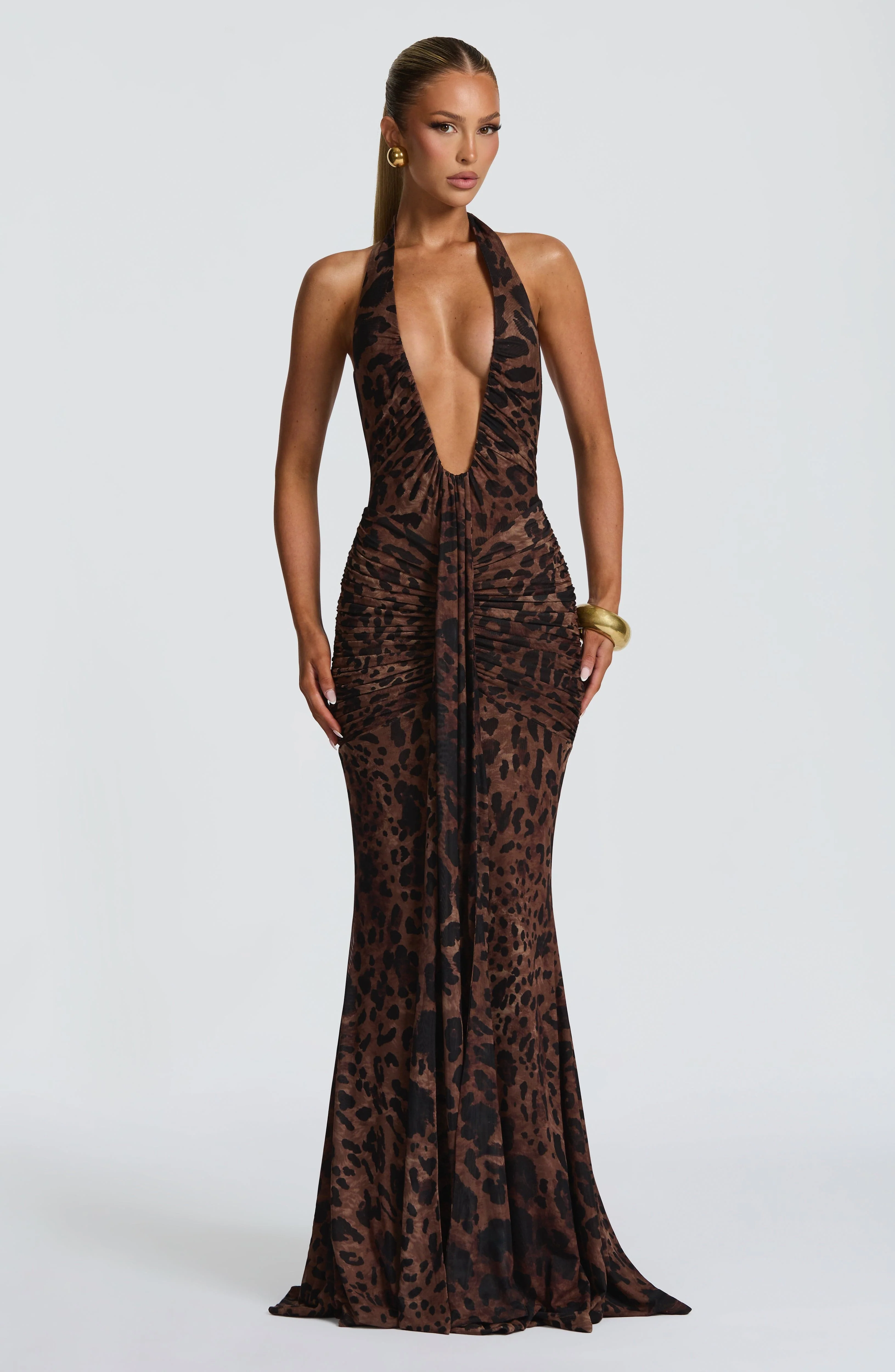 Rosetta Maxi Dress - Leopard Print