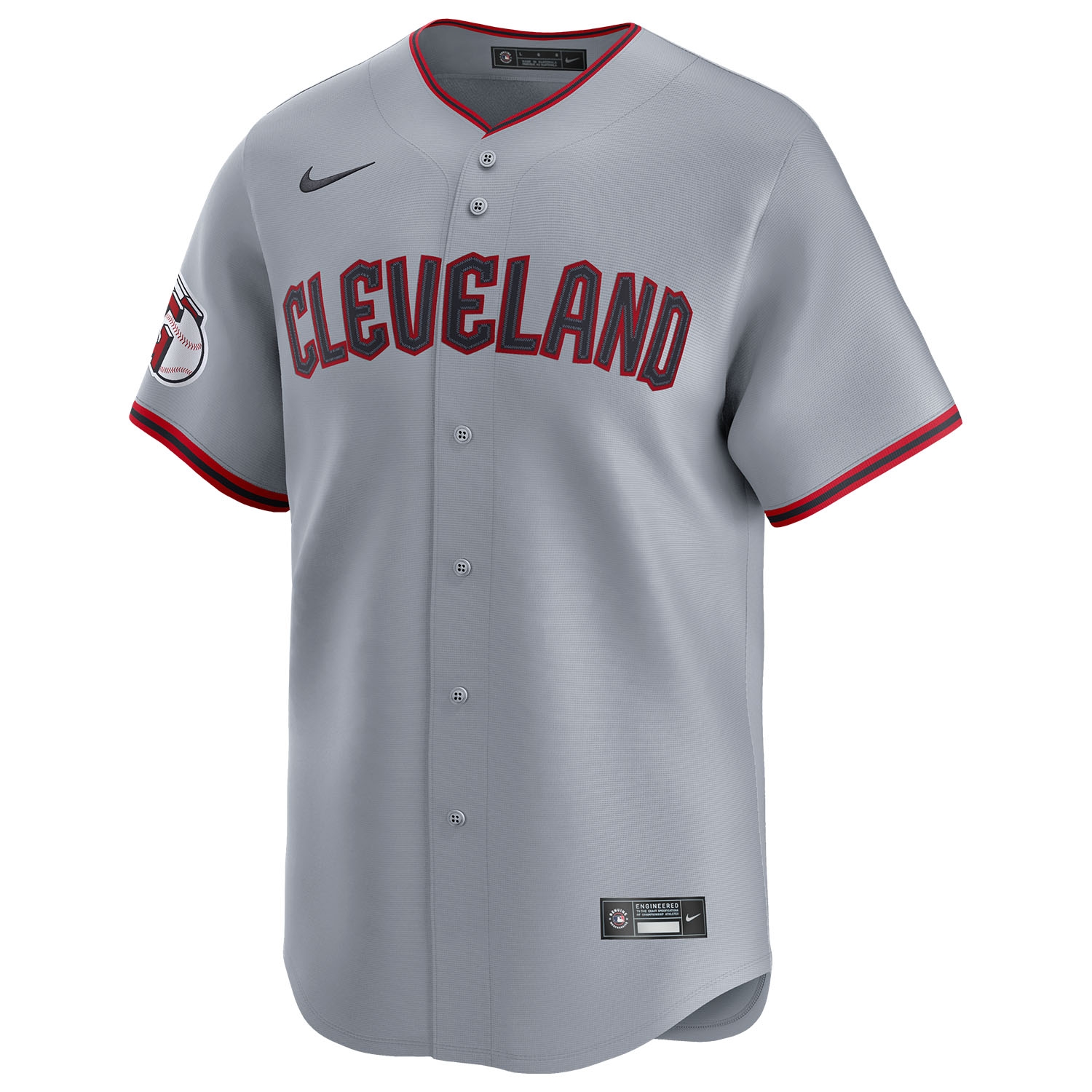 Cleveland Guardians Road Nike Limited MLB Jersey Grey