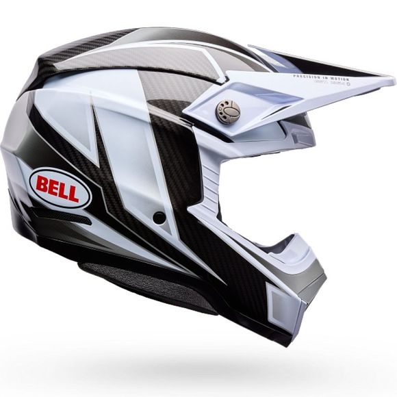 Bell MOTO-10 SPHERICAL GRID 2026 cross helmet - White / BlackRef : EL0864