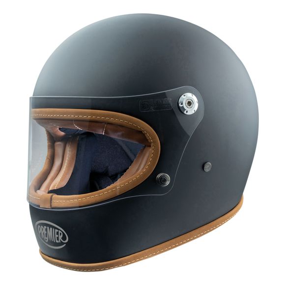 Premier TROPHY PLATINUM EDITION U9BM Full-Face Helmet - BlackRef: PE0340