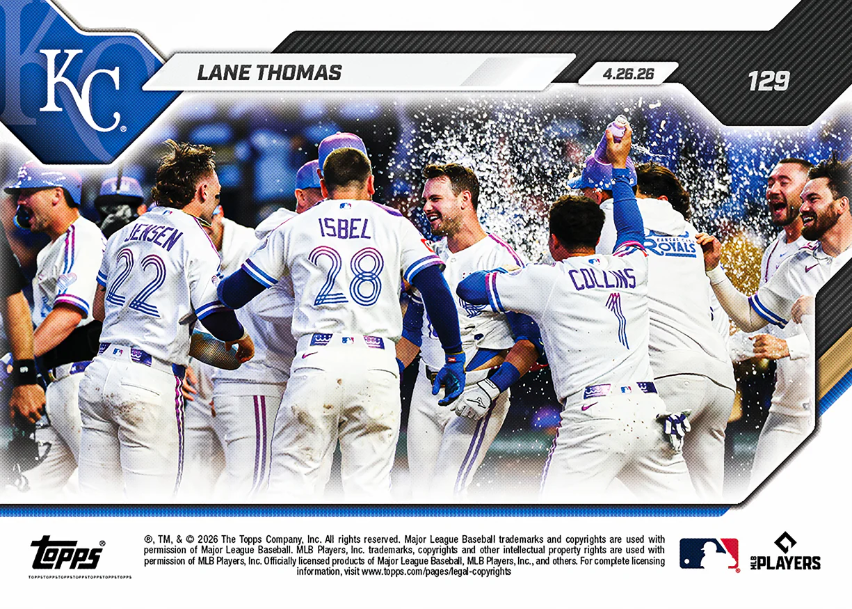 Lane Thomas - 2026 MLB Topps NOW® - Card 129 - PR: 405