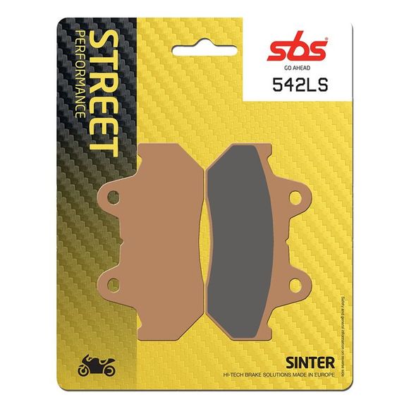 SBS brake pads 542ls Sinter back metal rearRef: 542LS / 542040