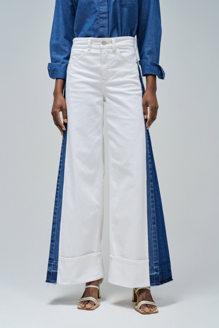 FAITH PUSH IN WIDE JEANS
