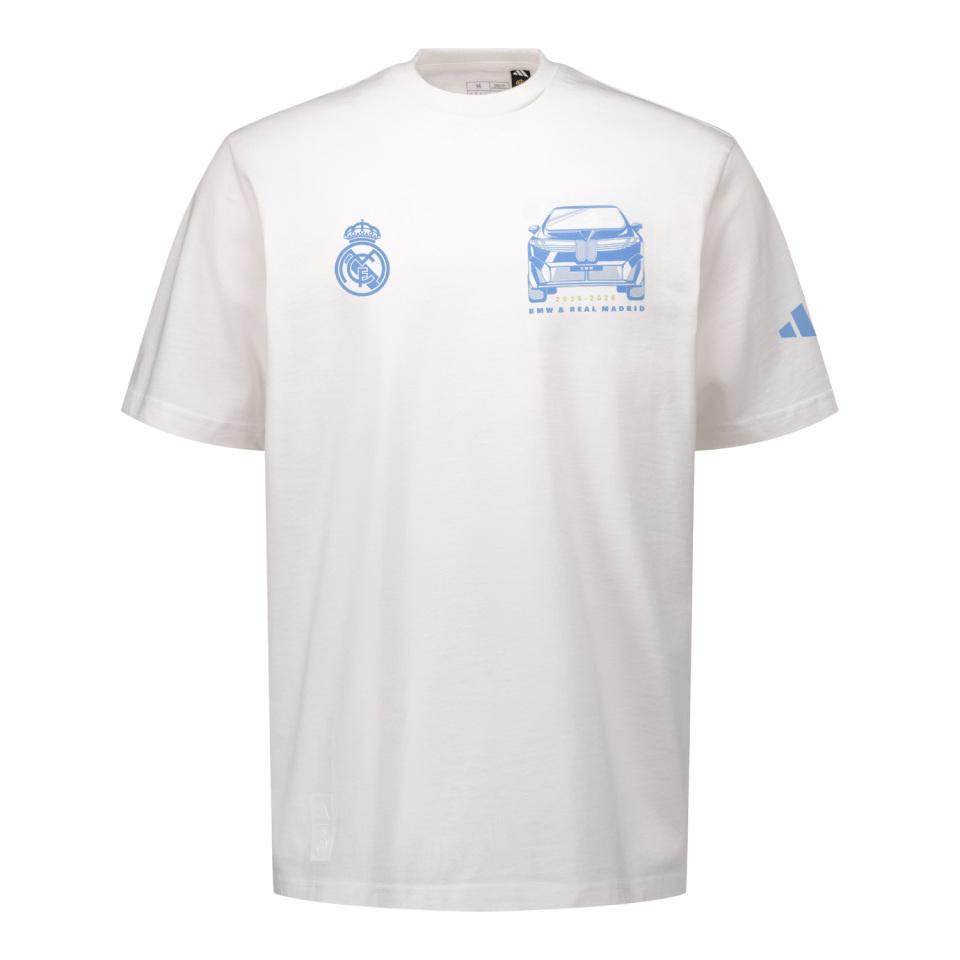 adidas BMW Mens T-Shirt White
