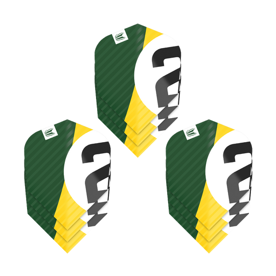 Target Pro Ultra Chicane Green Ten-X Flights - 3 Sets