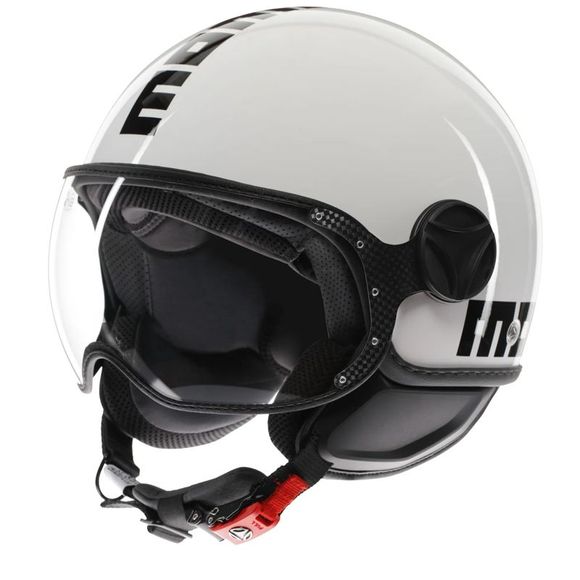 Casque jet Momo Design FGTR CLASSIC - Blanc / NoirRef : MM0164