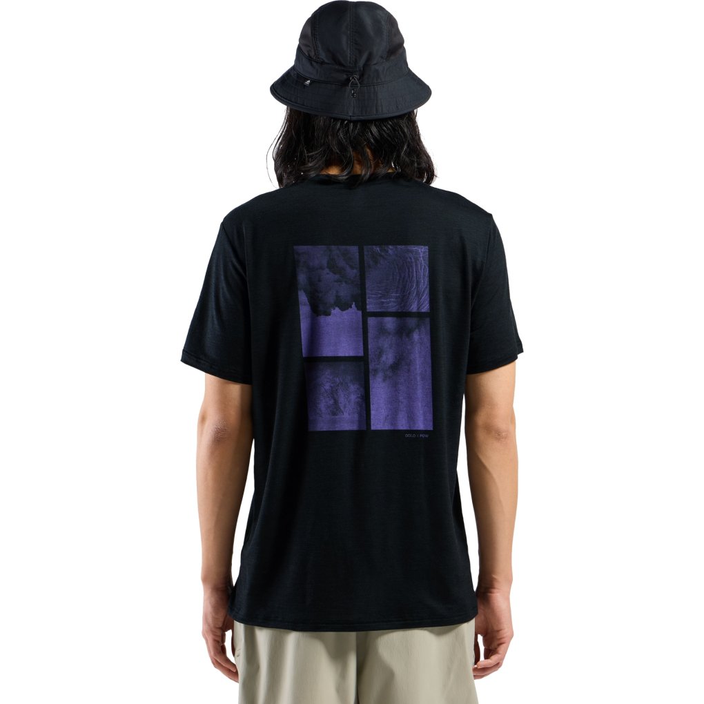 Odlo x POW Collective Voices Merino Blend T-Shirt Men - black melange