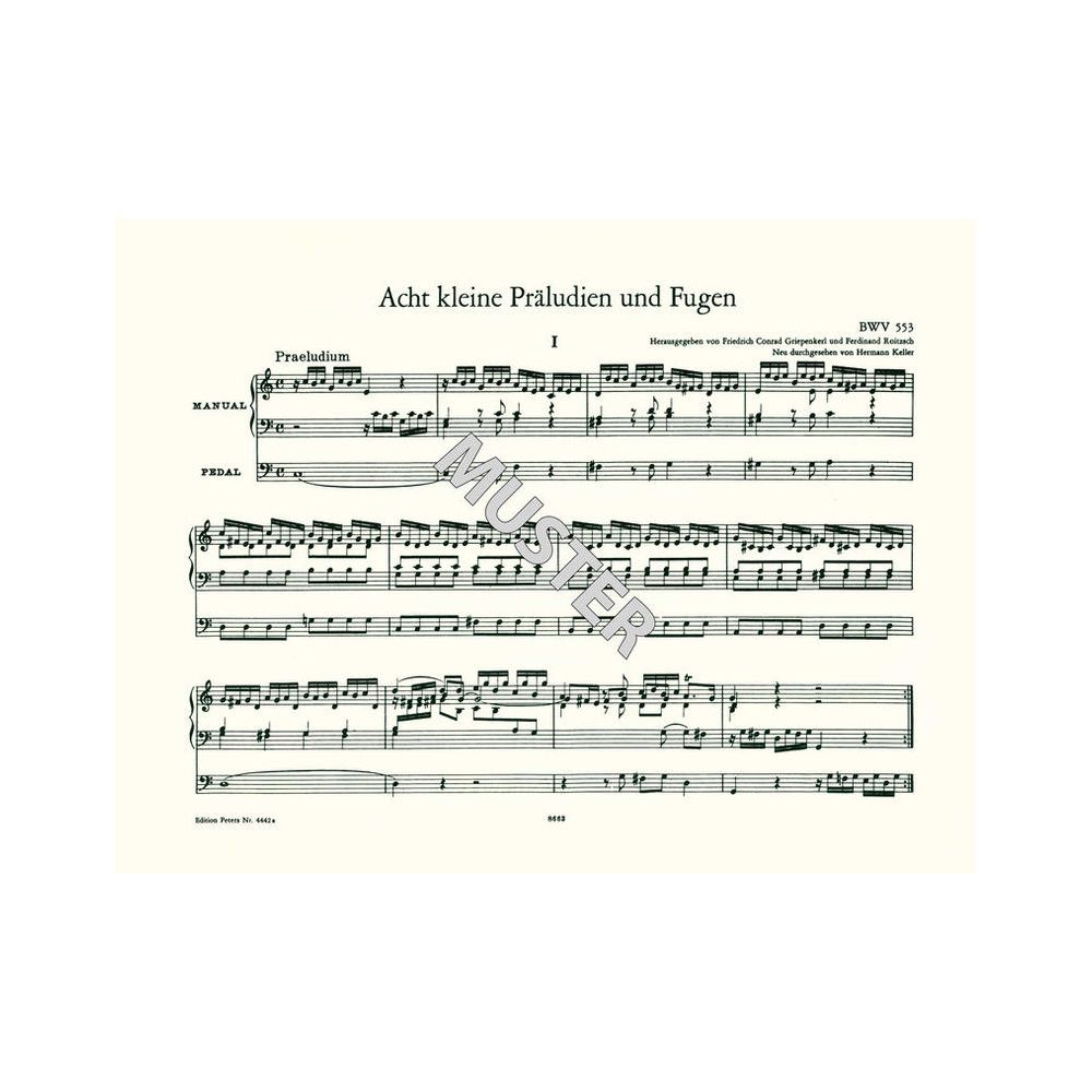 Edition Peters Bach Acht Präludien und Fugen – Thomann Ireland