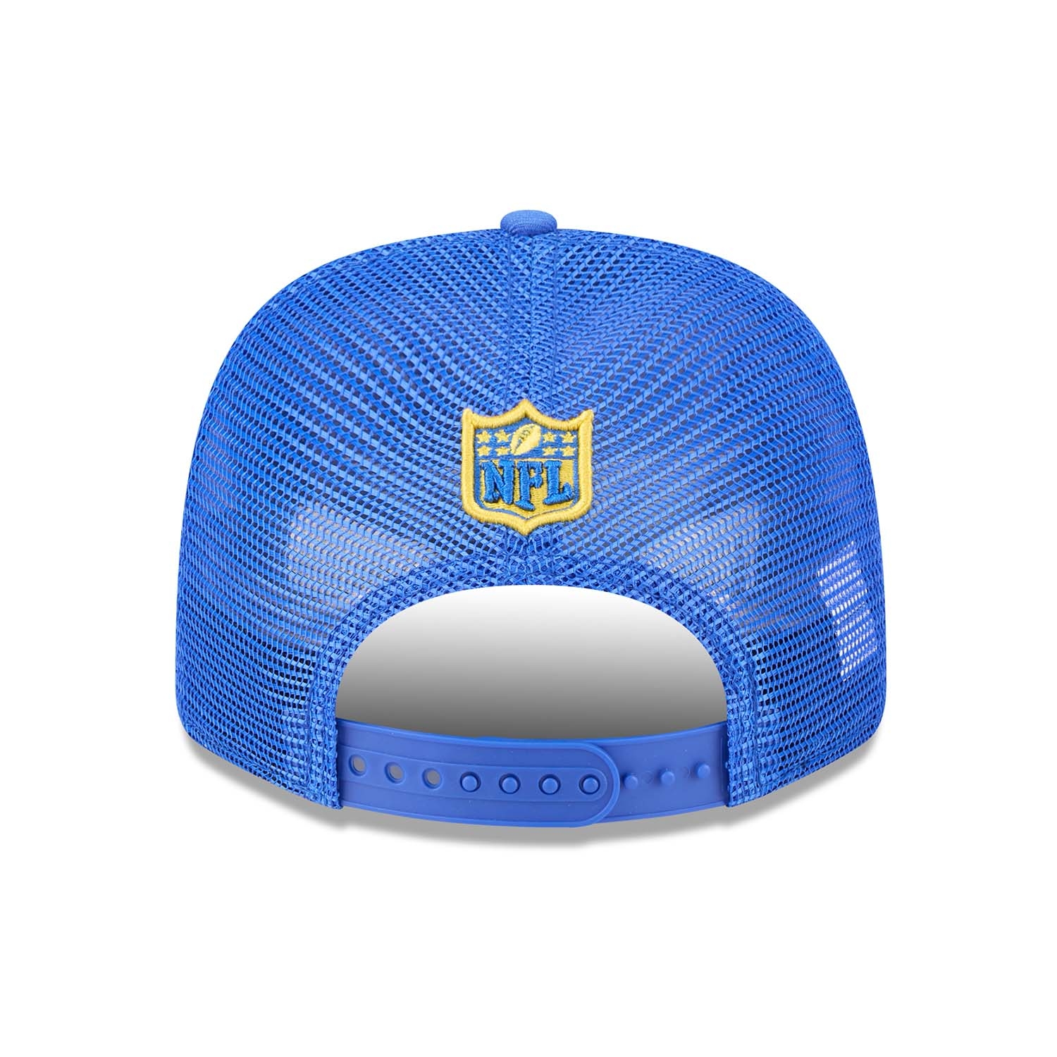 Los Angeles Rams New Era Stretch-Snap 9SEVENTY NFL Trucker Cap Blue