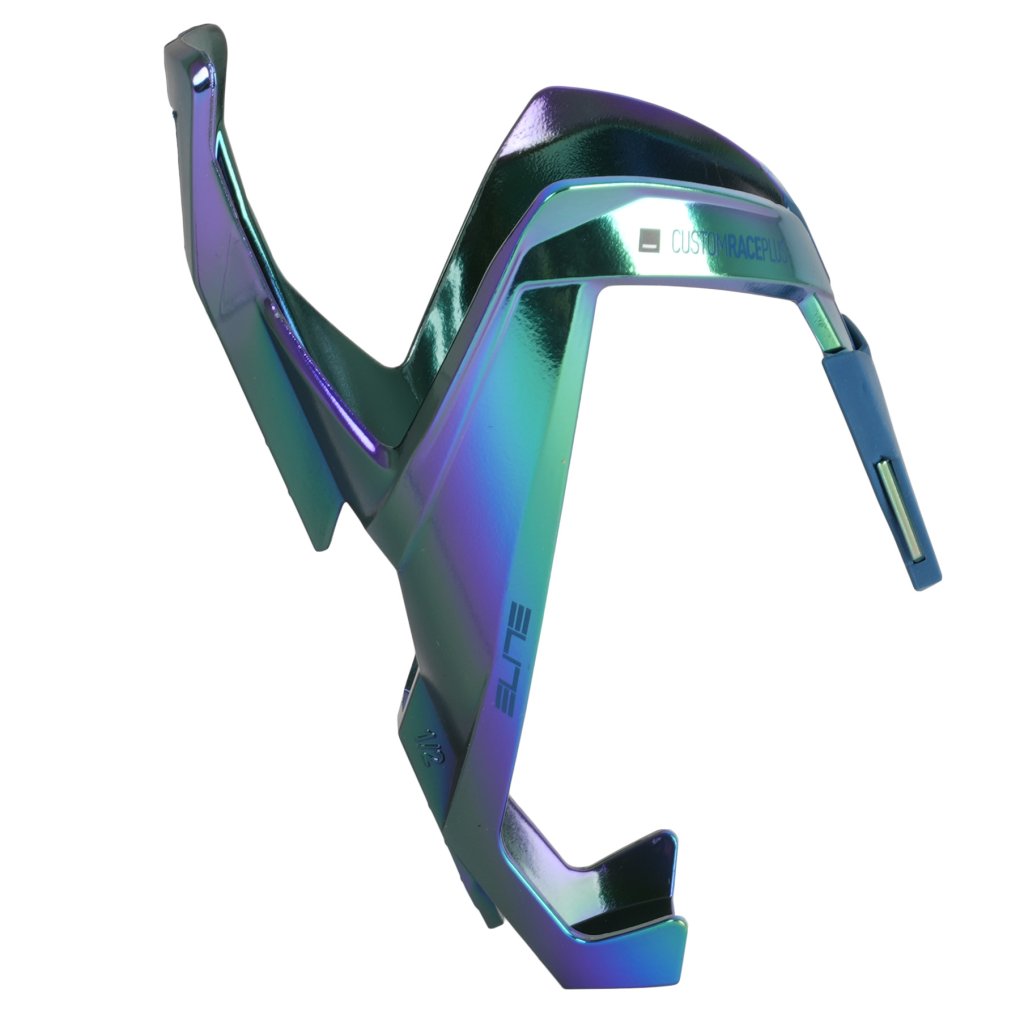Elite Custom Race Plus 20 Bottle Cage - shiny blue green