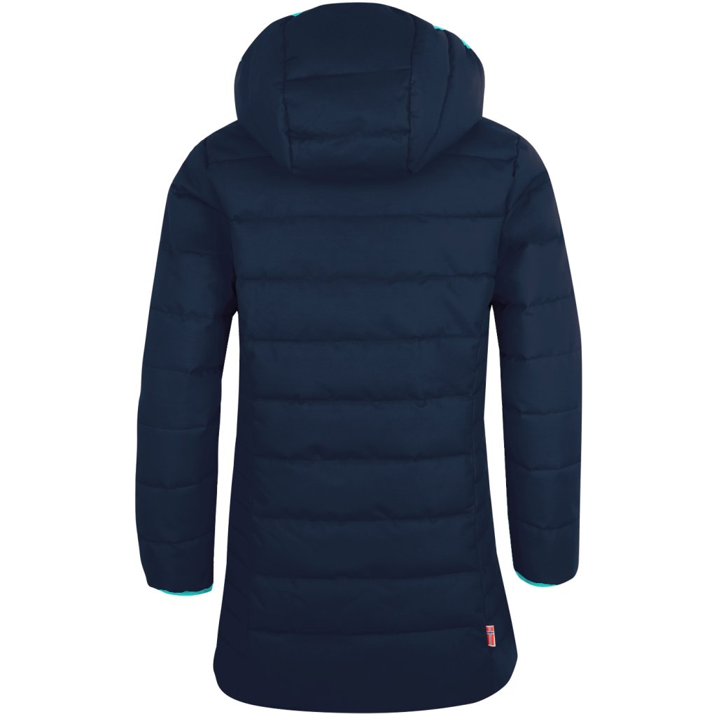 Trollkids Stavanger Coat Girls - Navy/Mint