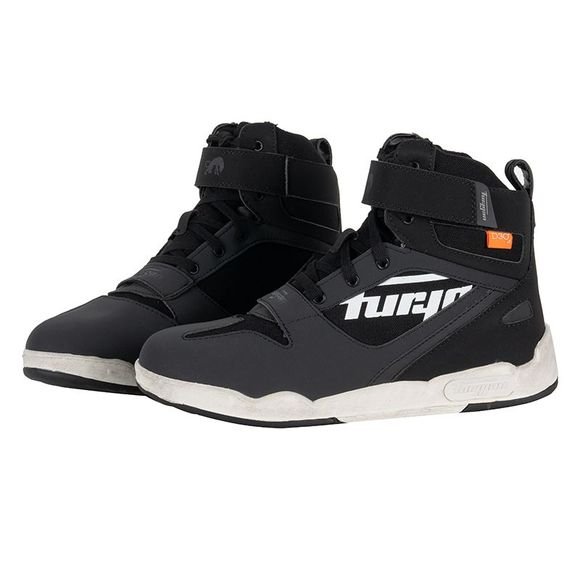 Furygan GET DOWN WATERPROOF Motorcycle Shoes - Black / WhiteRef: FU1080