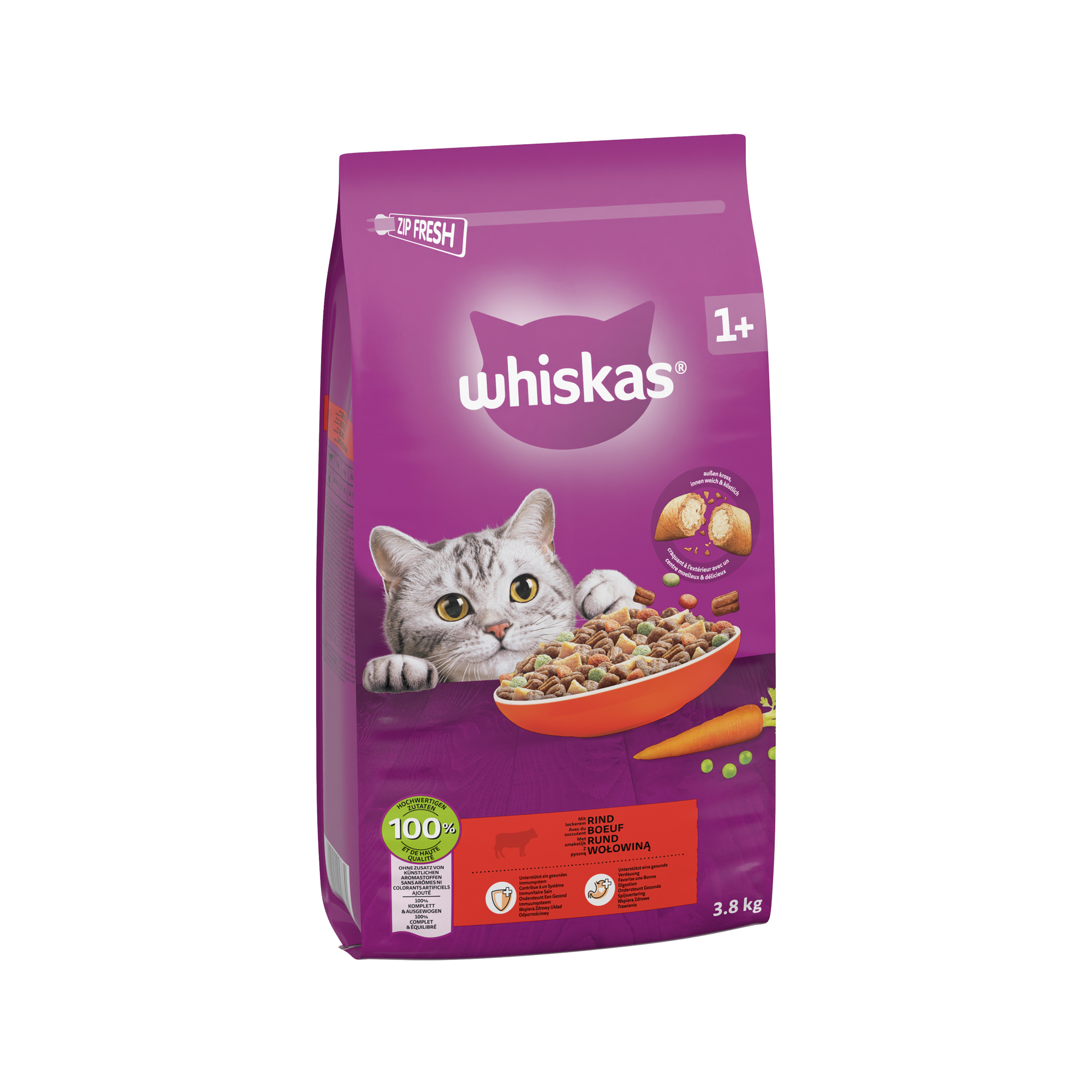 Whiskas Dry Adult Box - Beef - 800 g