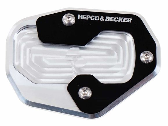 Hepco & Becker side stand extension - black/silverRef: Hbe02611A / 42117600 00 91