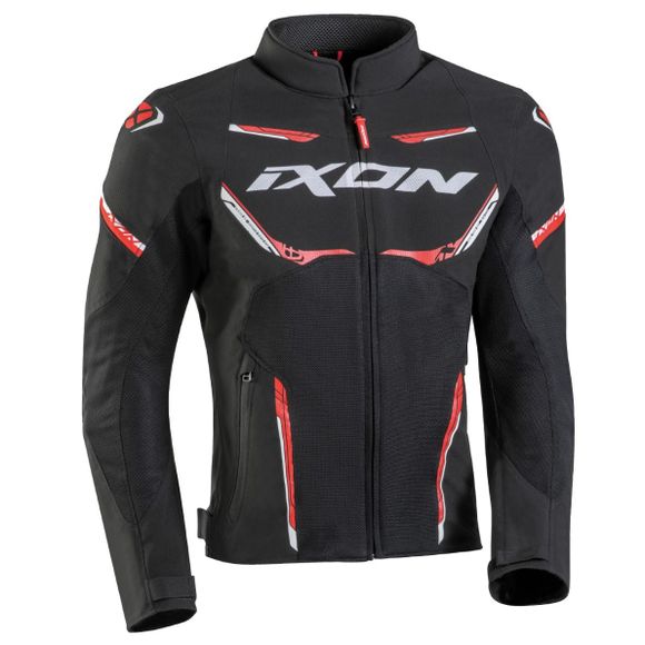 Motorcycle Jacket Ixon STRIKER AIR - Black / RedRef: IX1574-C199