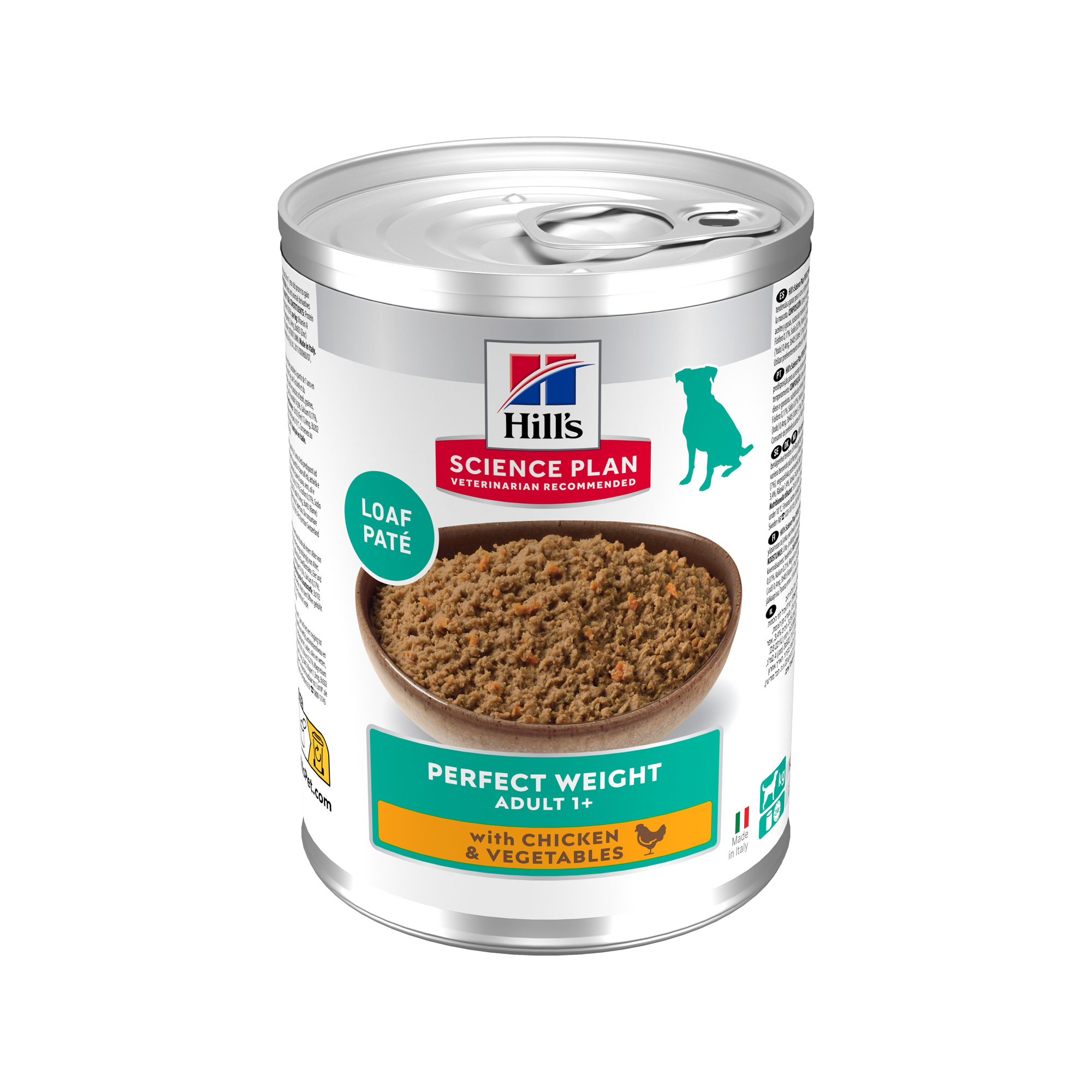 Hill's Science Plan Perfect Weight - Adult - Chicken & Vegetables - 12 x 363 g