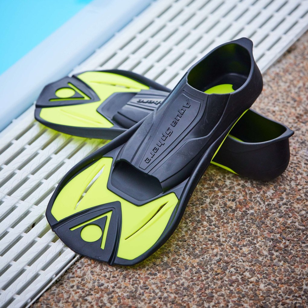 AQUASPHERE Microfin Training Fins - Yellow/Black