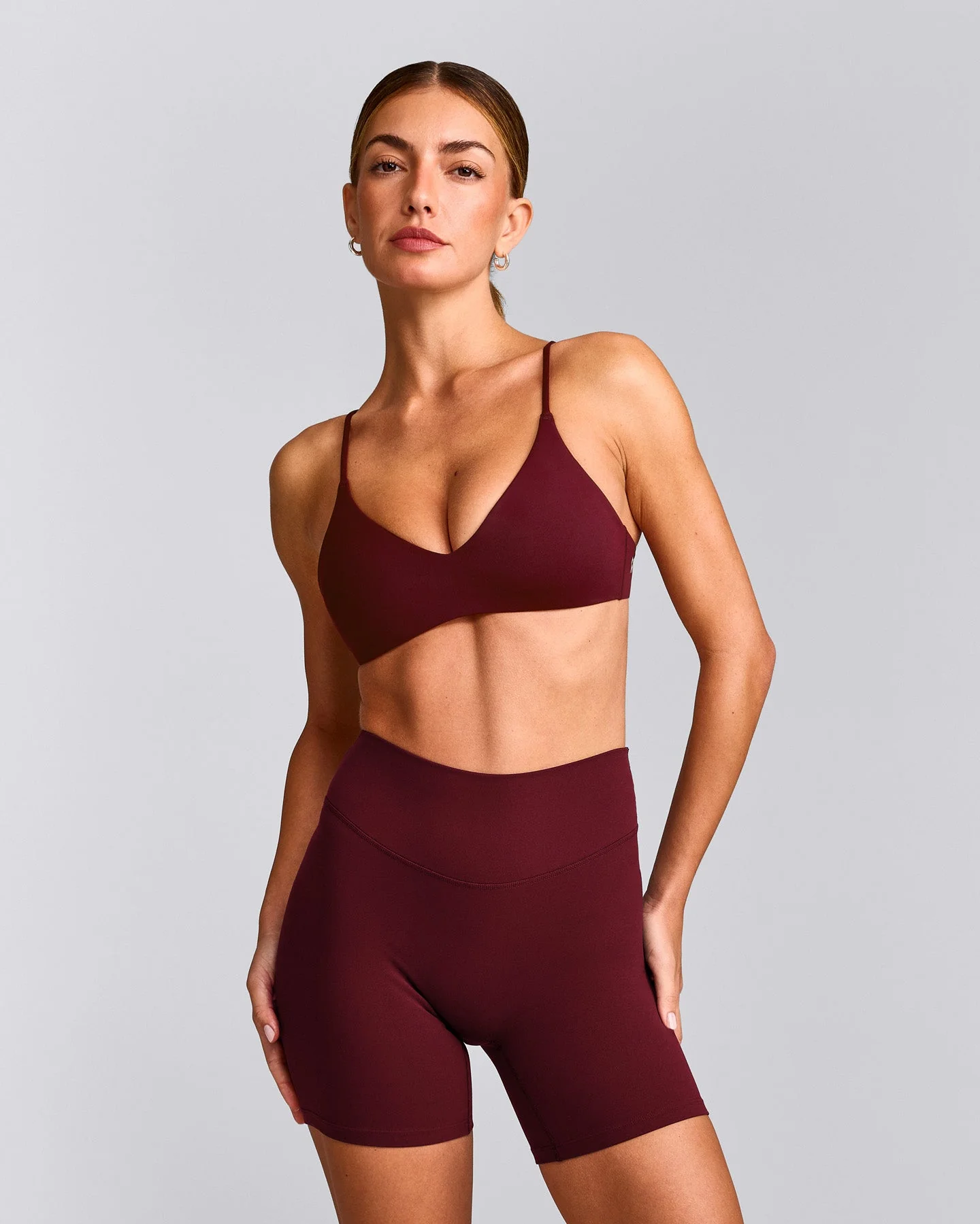EasyLift™ Ultra Minimal Bralette with Grey Logo | Rosewood
