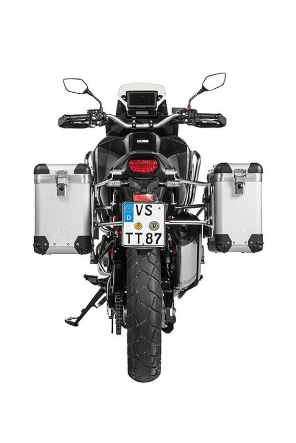 Touratech ZEGA Pro 31/38 suitcase - Gray support included - Gray anodizedRef: Trt01774A / 01-403-5731-0