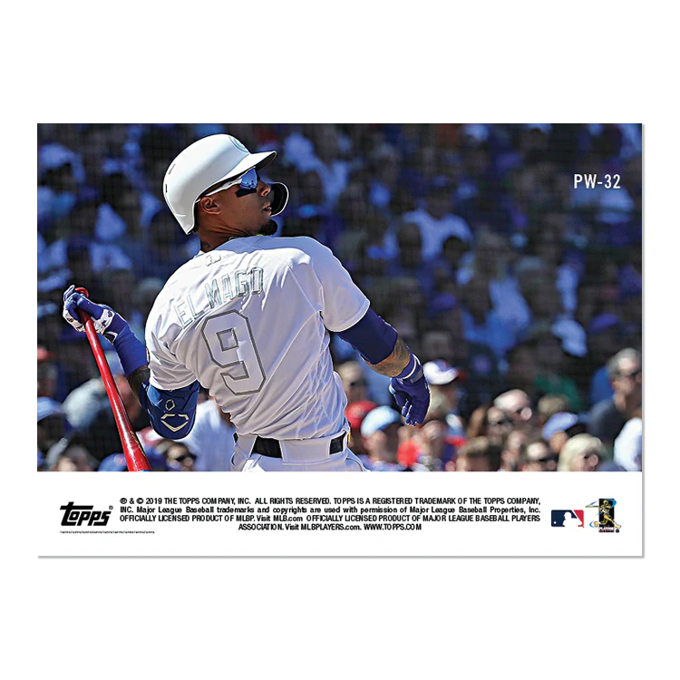 2019 Chicago Cubs TOPPS NOW® Players Weekend 6-Card Team Set + Relic Card - Print Run: 239