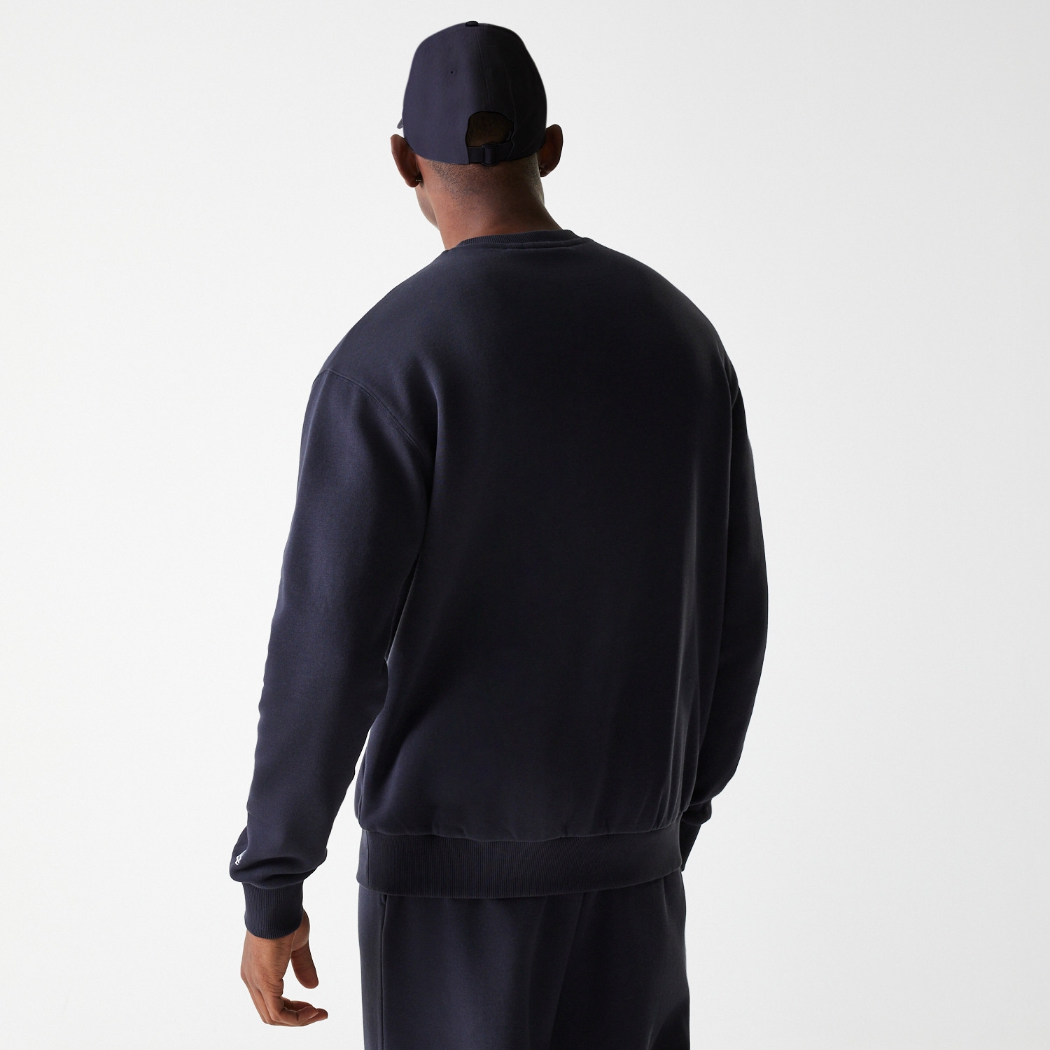 New York Yankees Small Logo Crewneck MLB Sweatshirt Navy