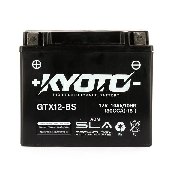 Kyoto Gtx12-Bs- Sla Agm BatteryRef: DI0015 / 512120