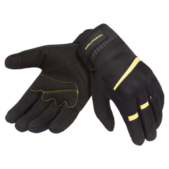 Tucano Urbano PENNA MESH Gloves - Black / YellowRef: TR0337