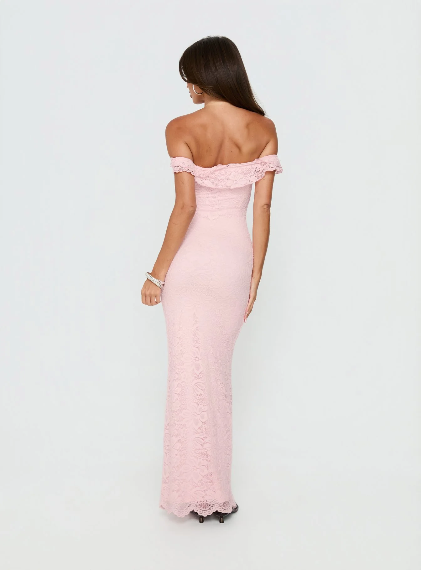 Anabeila Strapless Maxi Dress Pink