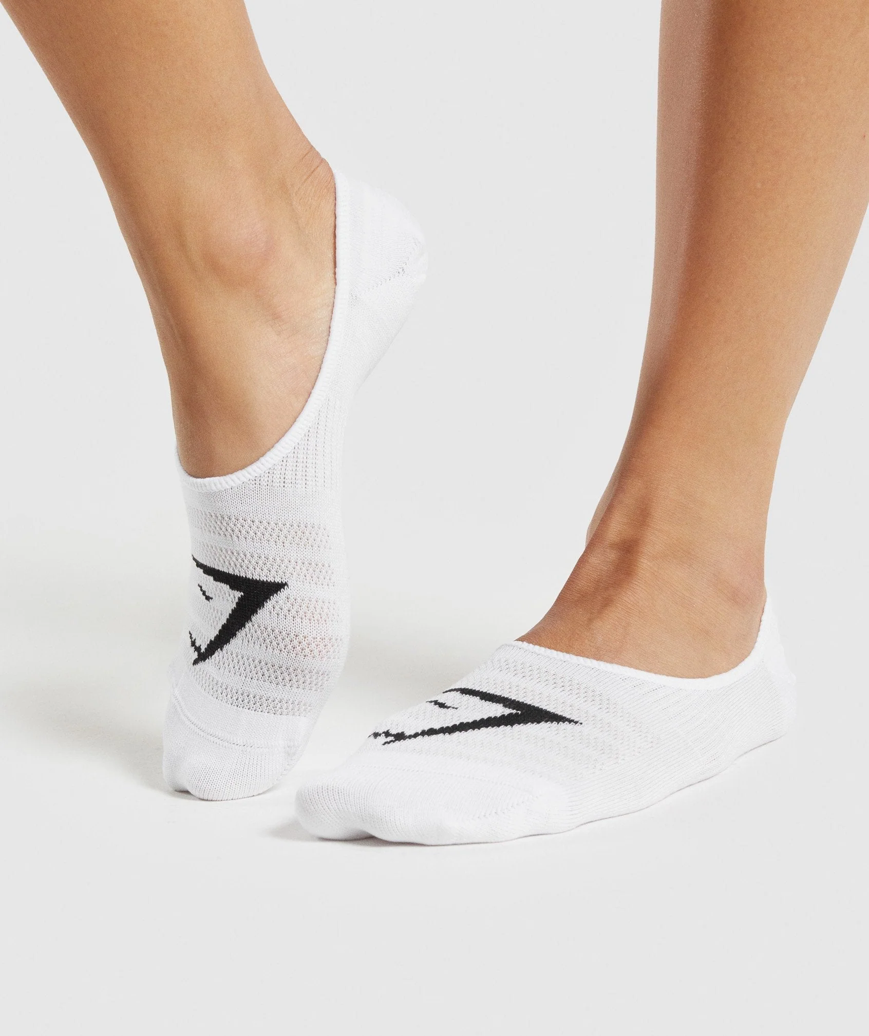No Show Socks 3pk White