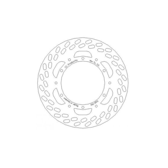 CC Products Round Brake Disc FRONT BRAKE DISCRef: Ccp0034 / Cc5100-292