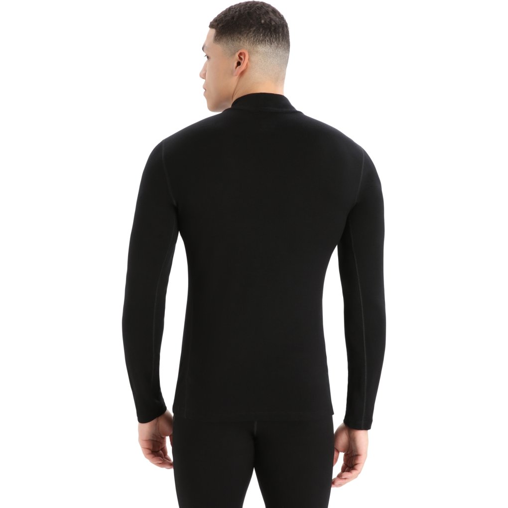 Icebreaker 260 Tech Turtleneck Long Sleeve Shirt Men - Black