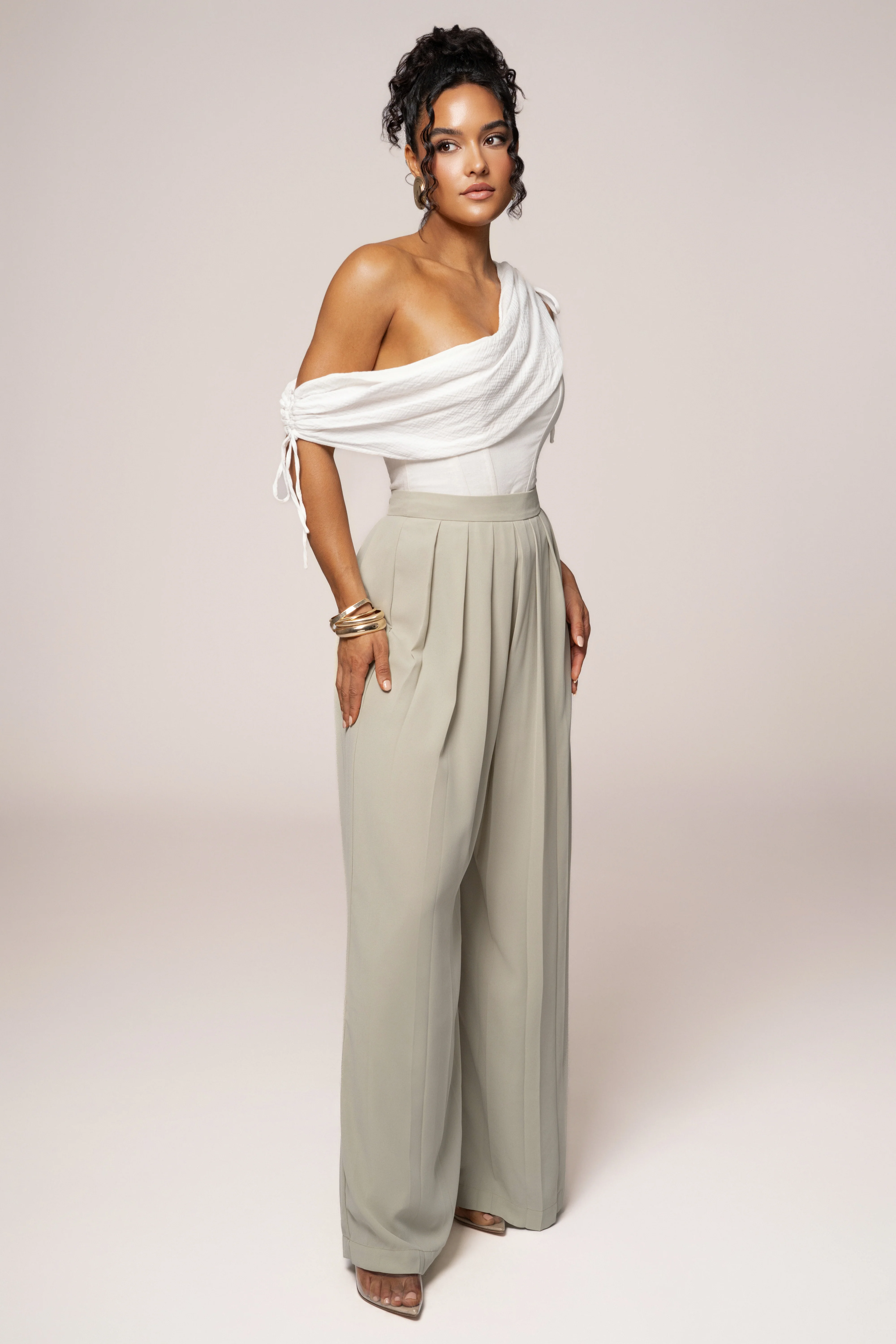 Off-White New Obsession Draped Top