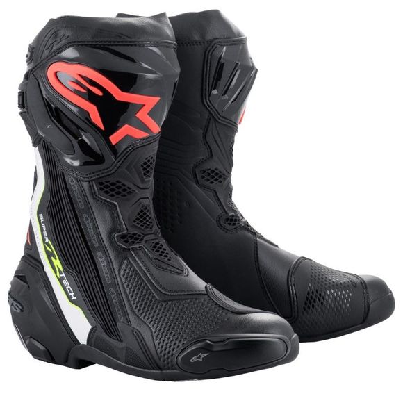 Supertech R - Black / White Alpinestars BootsRef: Ap12256-C12732