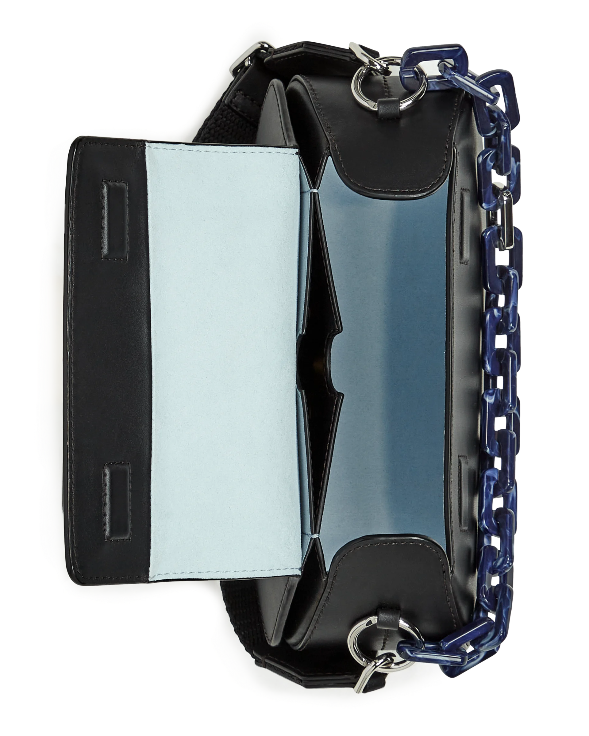 ECCO Weeble Bag Umhängetasche aus Leder Schwarz 16X24X11 cm